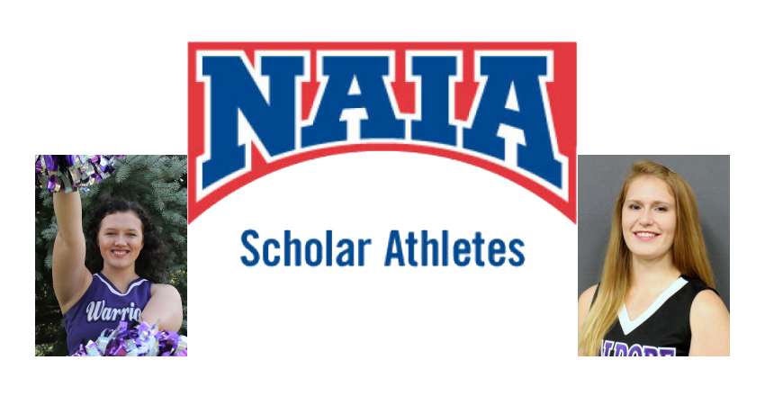Waldorf cheerleading's Beasley & Stenersen earn NAIA Scholar Athlete honors for 2nd straight year